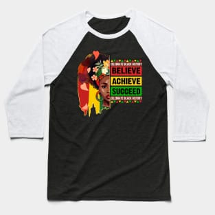 Black History Month Celebration Apparel Baseball T-Shirt